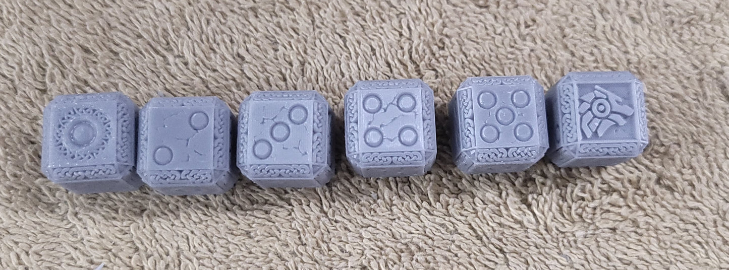 Dice Sets (Regular and Battle-Damaged) by Atlan Forge