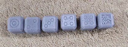 Dice Sets (Regular and Battle-Damaged) by Atlan Forge