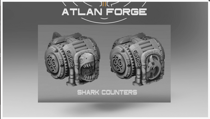 Wound Markers by Atlan Forge (Magnets not included)