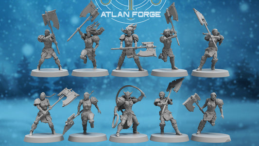Asgardian Stormwrath Maidens (10-Unit Set) by Atlan Forge