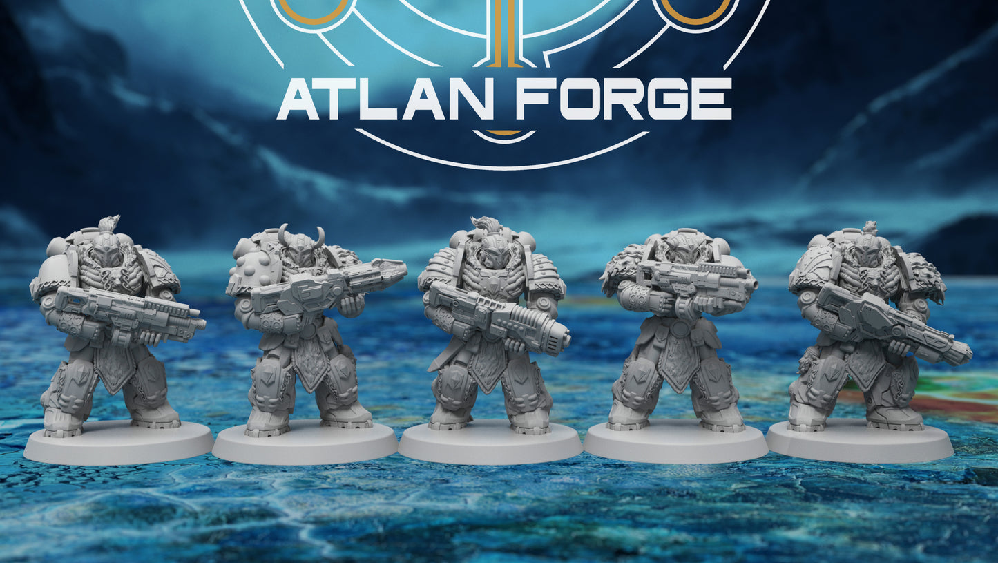 Asgardian Aegis Rangers (5-Unit Set) by Atlan Forge
