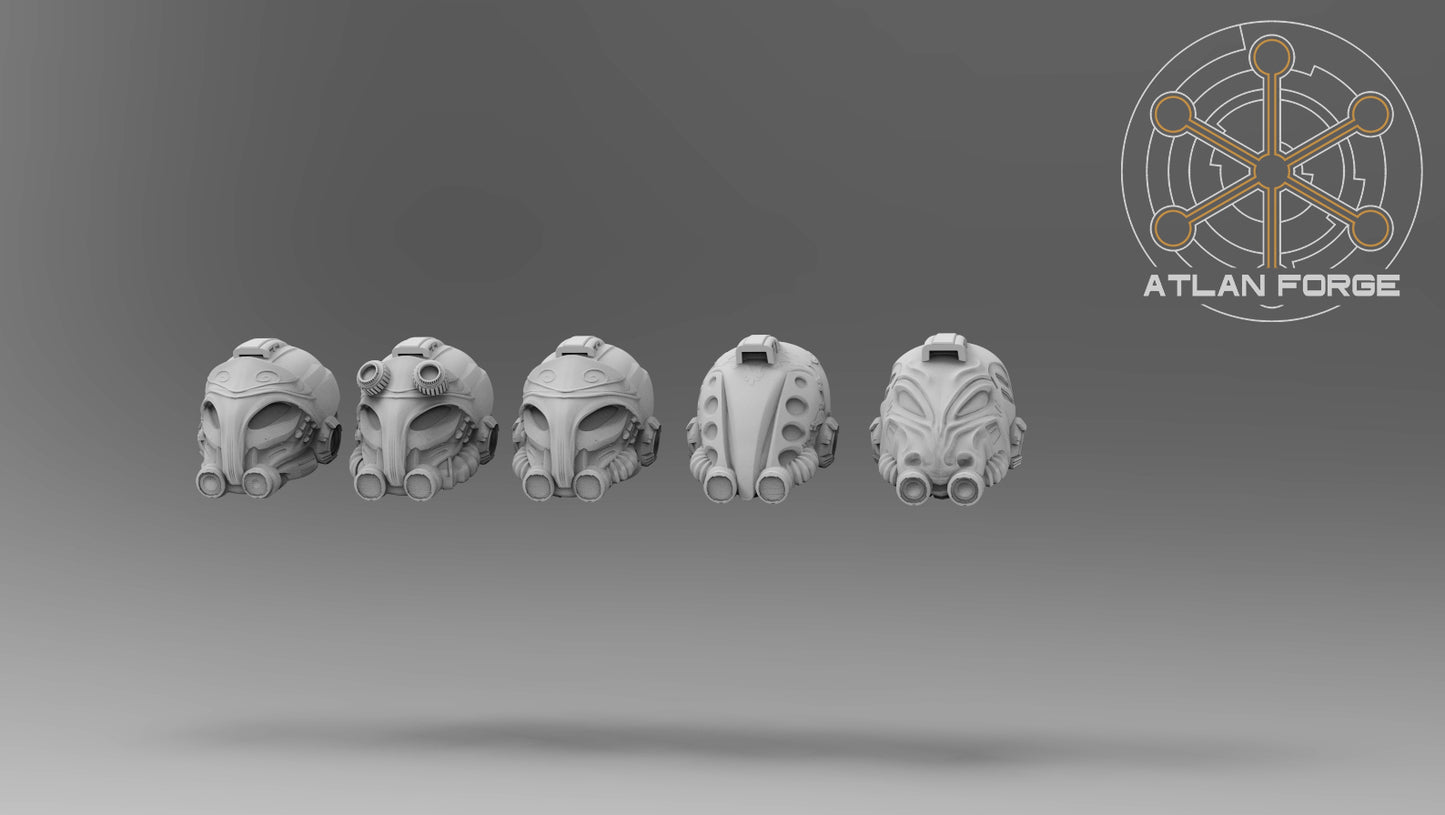 Minoan Heads by Atlan Forge