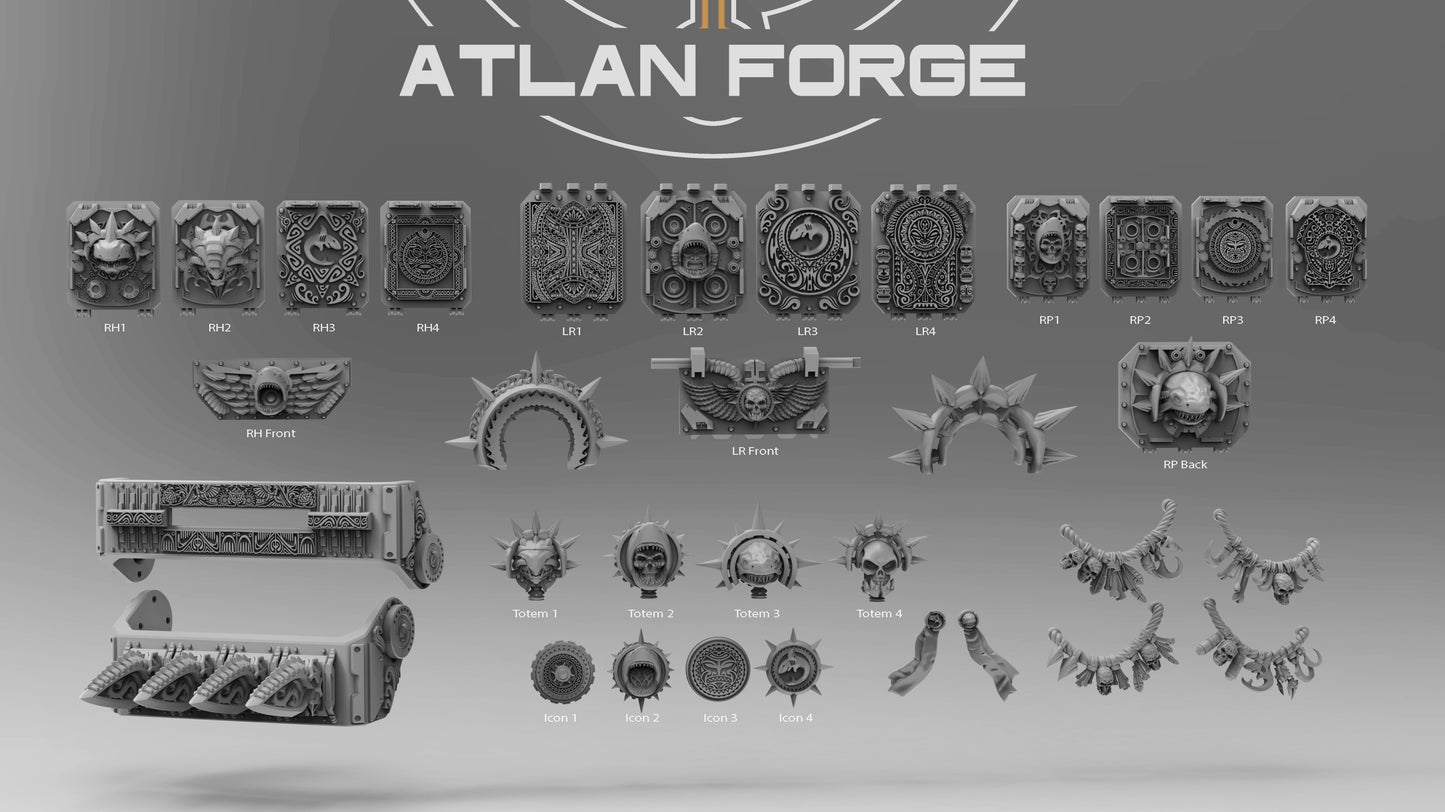 Wai Toa Vehicle Ornaments by Atlan Forge