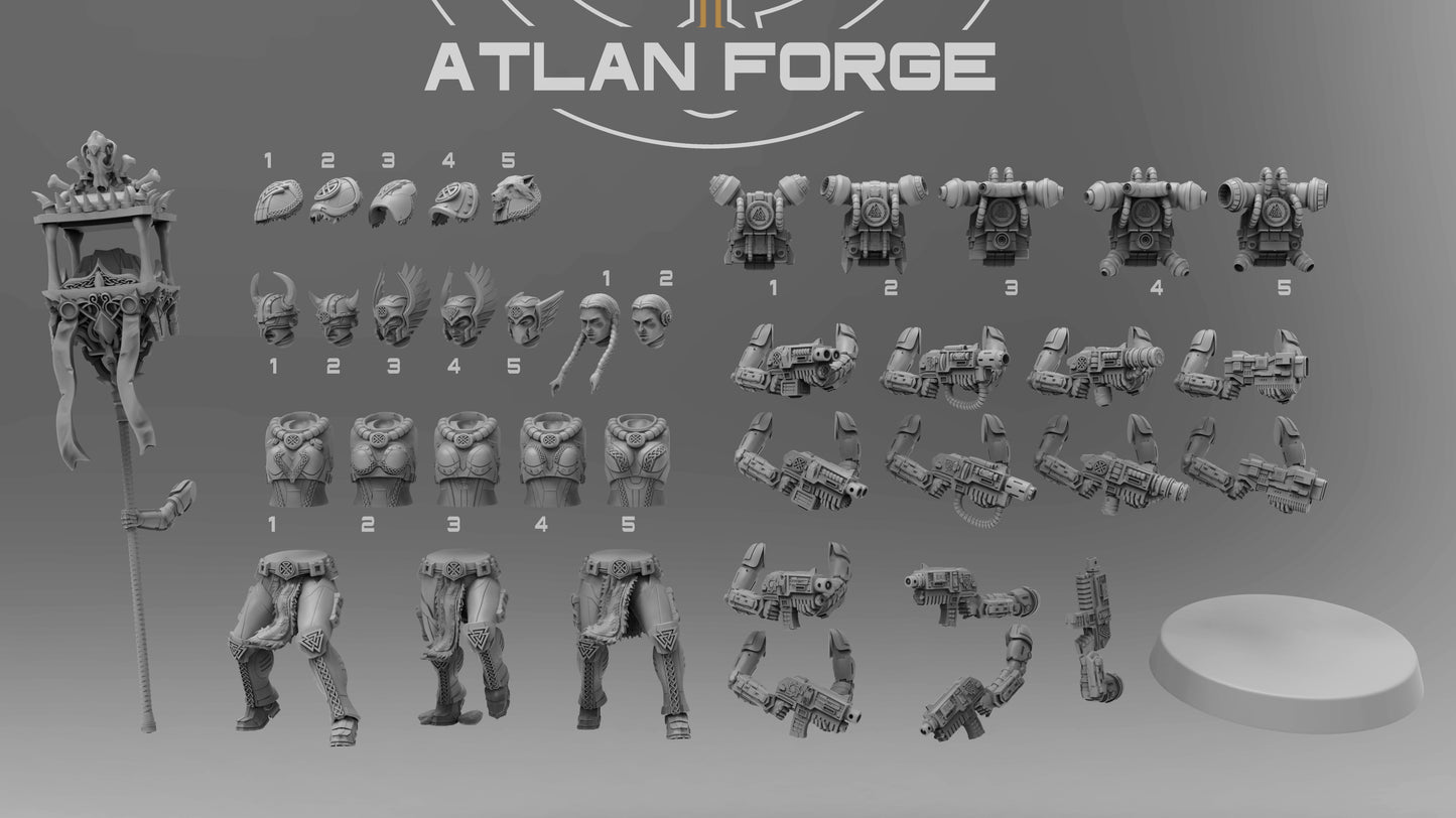 Asgardian Sisters of Skadi (10-Unit Set) by Atlan Forge