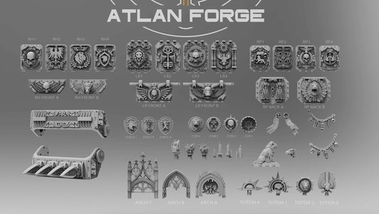 Angelic (Gothic) Vehicle Ornaments by Atlan Forge