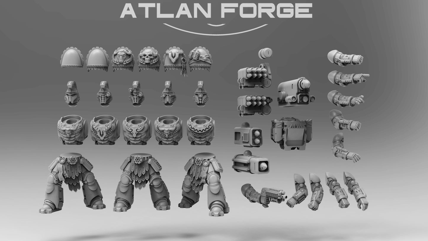 Minoan Astraponites (5-Unit Set) by Atlan Forge