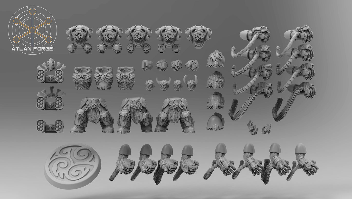 Asgardian Aegis Elite (3-Unit Set) by Atlan Forge