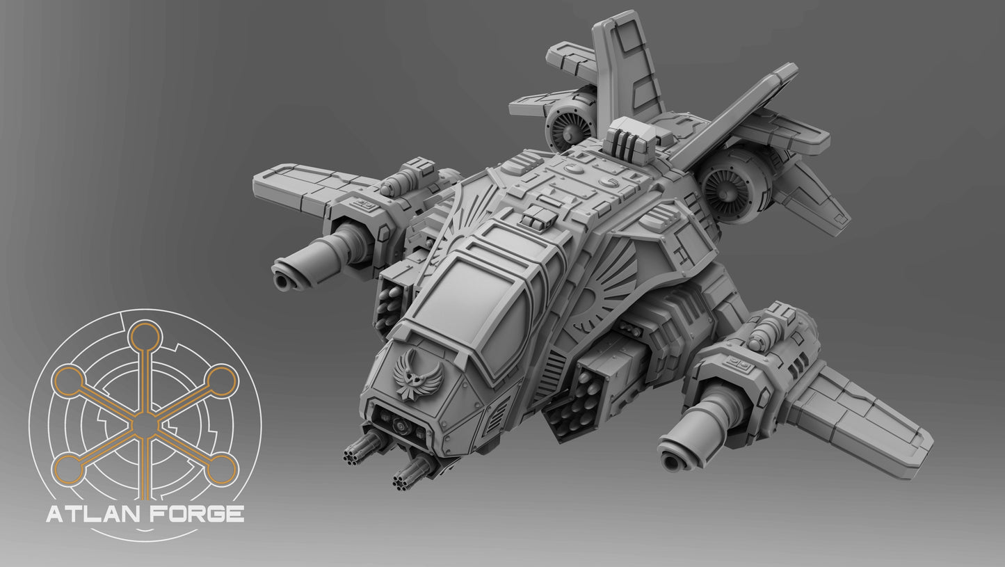 Starfalcon Gunship (All Options Included) by Atlan Forge