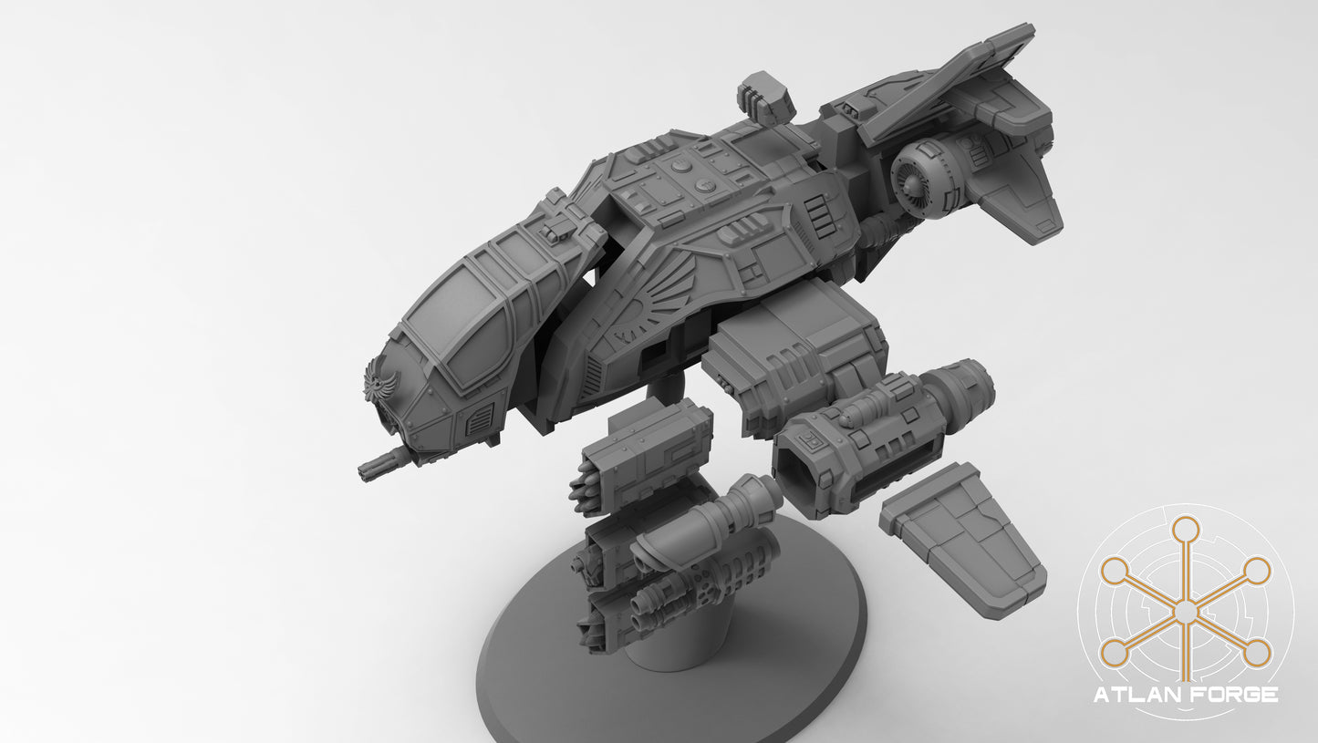 Starfalcon Gunship (All Options Included) by Atlan Forge