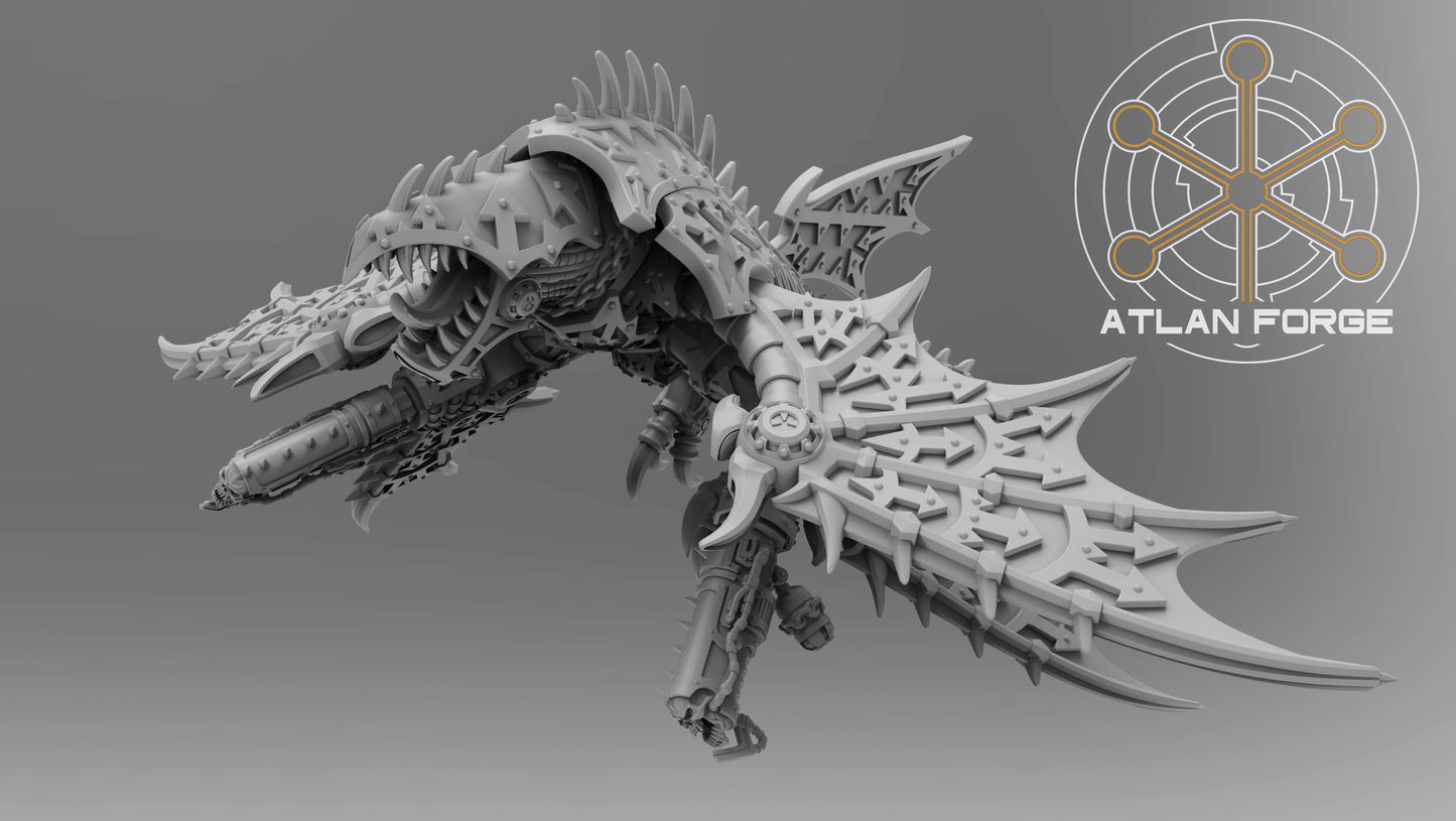 Demonic Cyberdrake by Atlan Forge