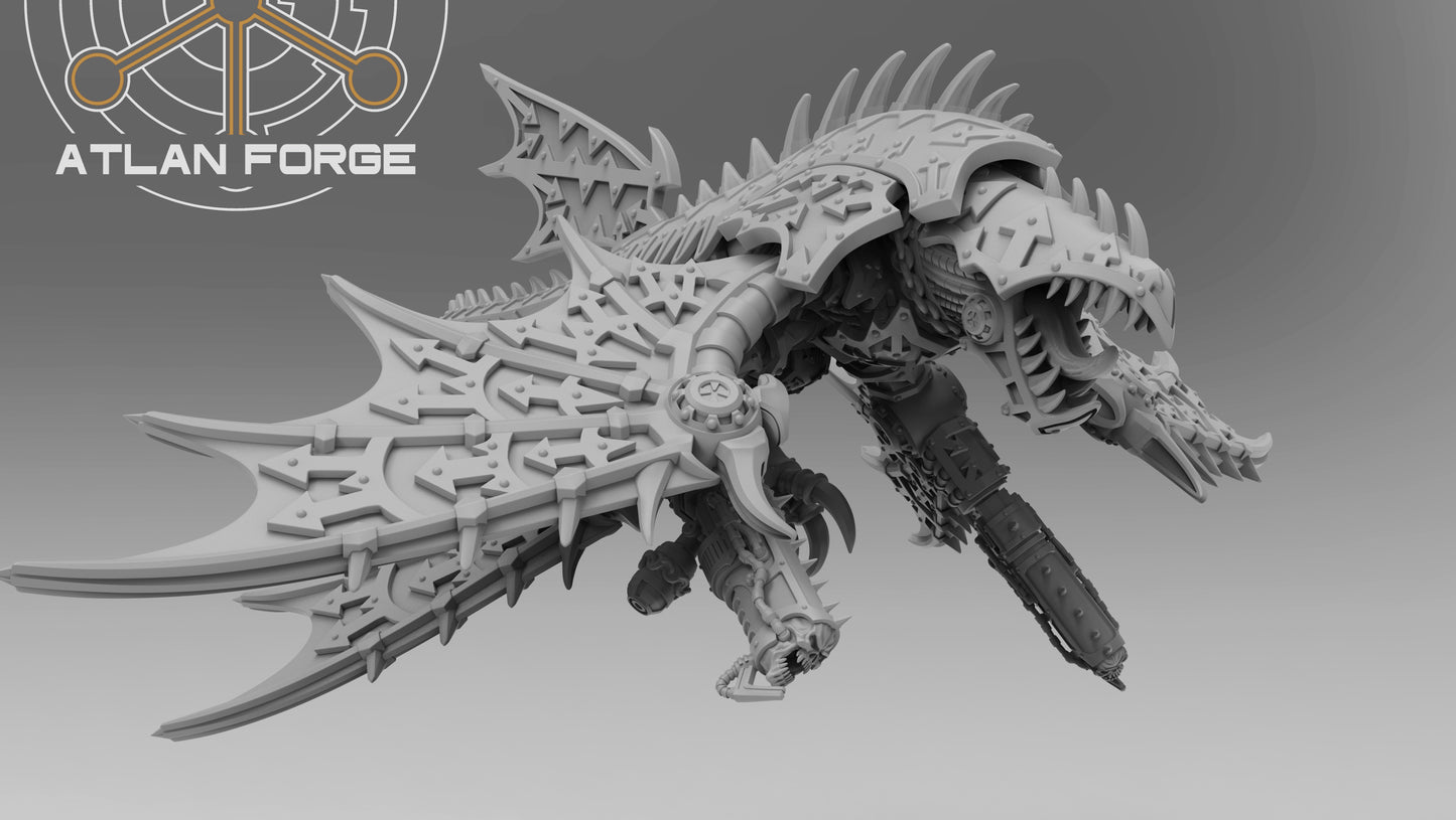Demonic Cyberdrake by Atlan Forge