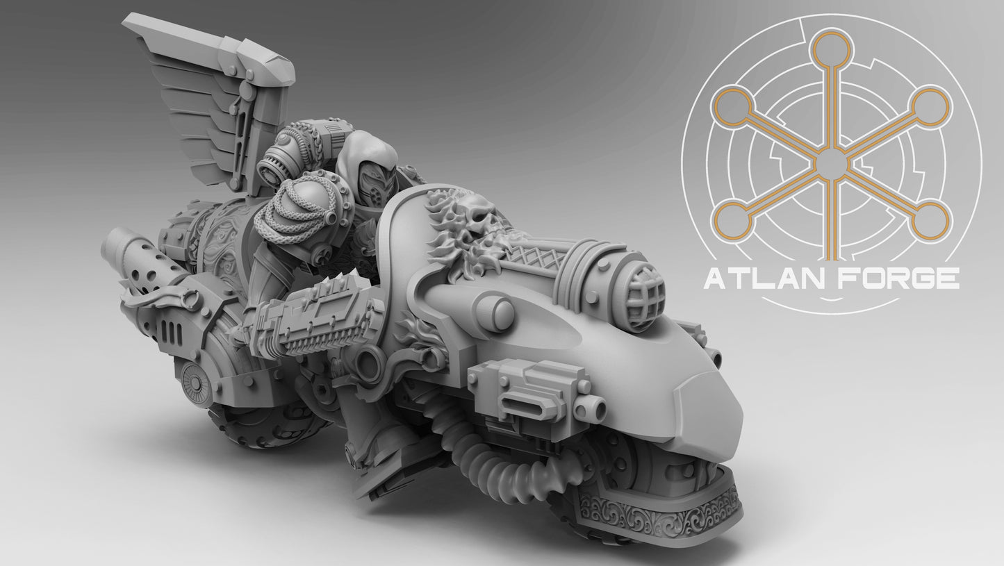 Knights Angelic Bikers (3-Unit Set) by Atlan Forge