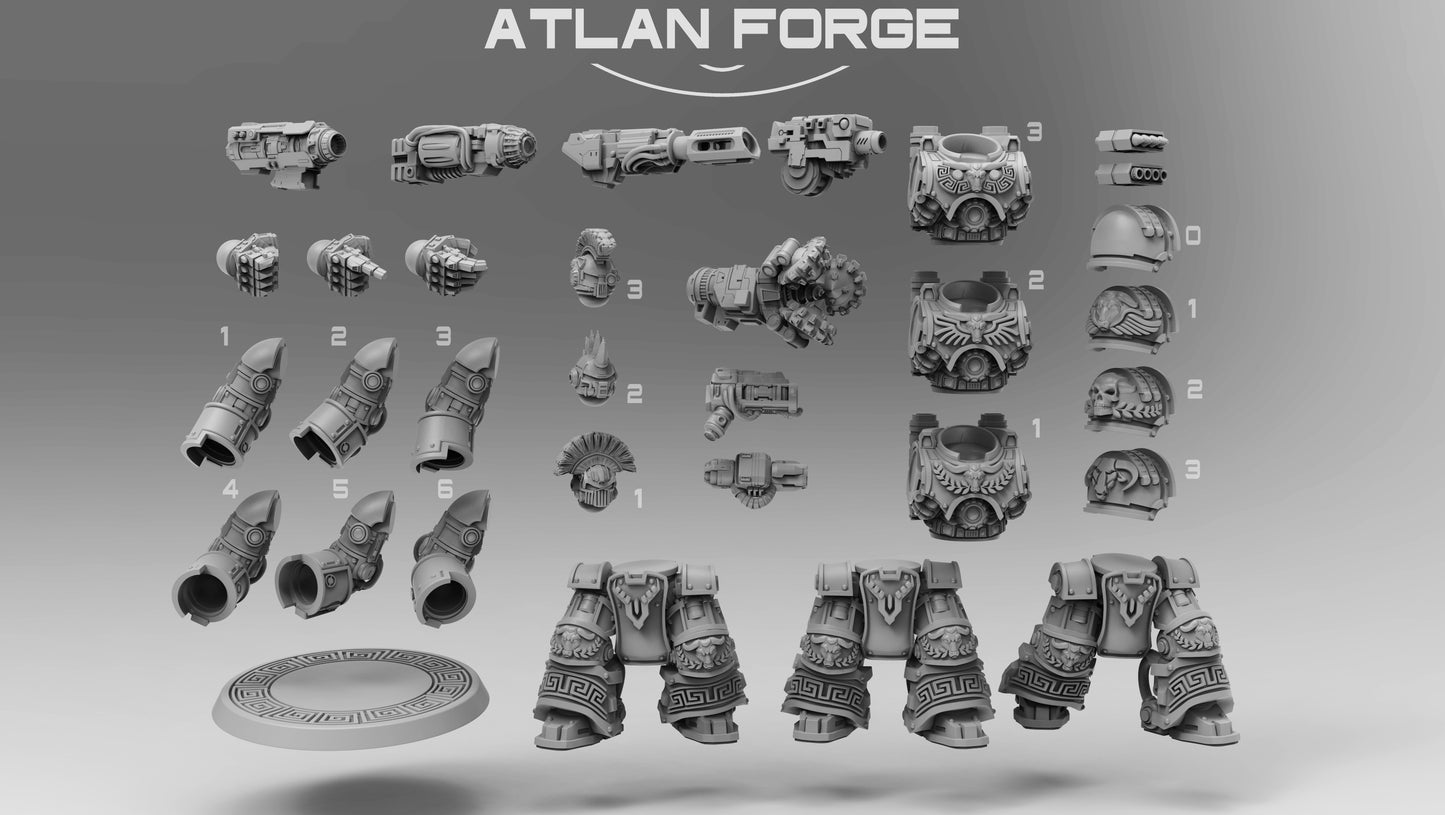 Minoan Warhulks (3-Unit Set) by Atlan Forge