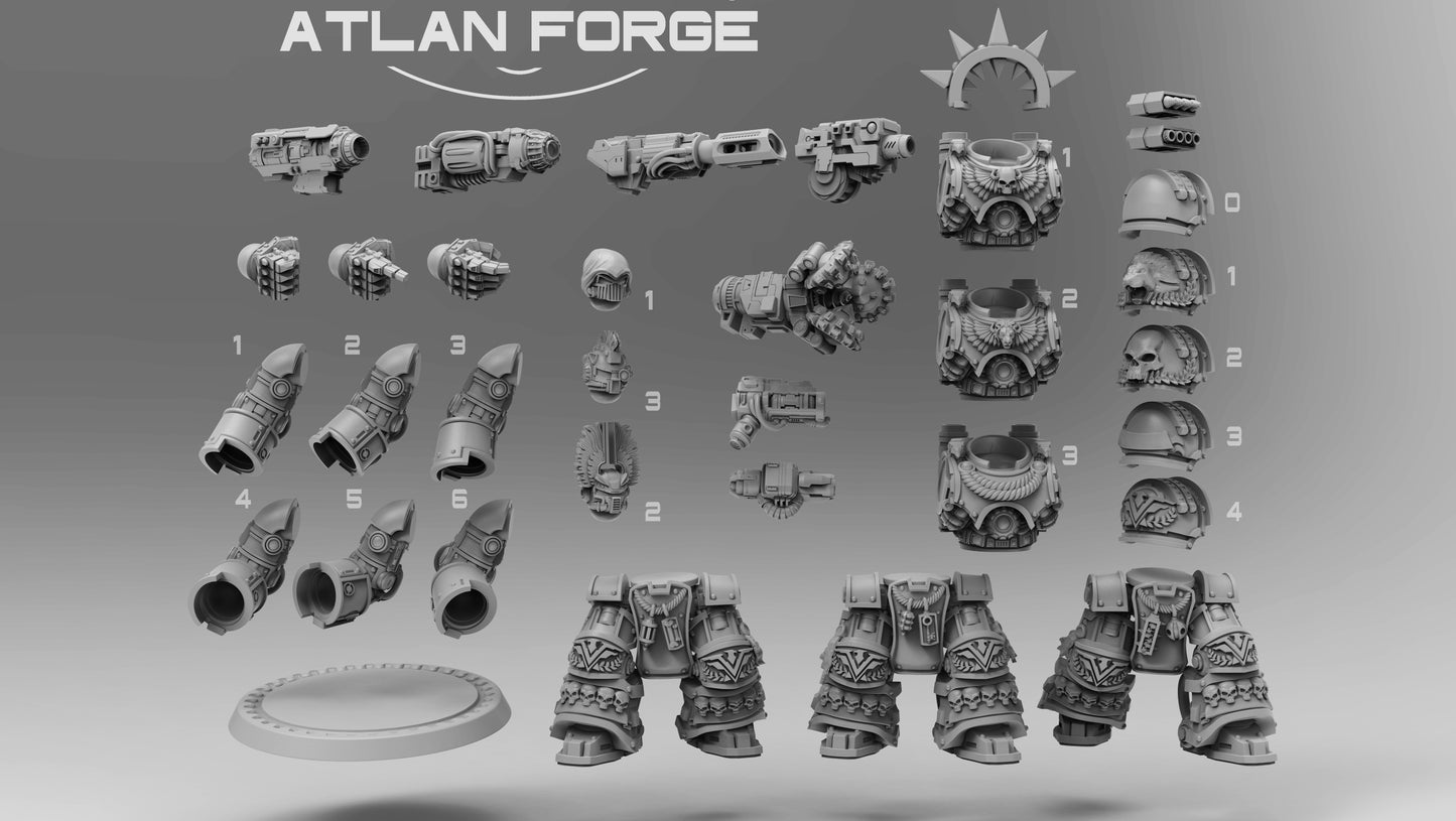 Angelic Warhulks (3-Unit Set) by Atlan Forge