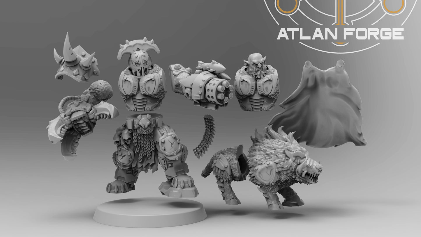 Grokk Brutelord- Orks by Atlan Forge