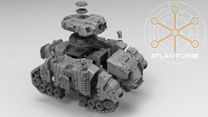 Deinotherium Tank (Tracked OR Hover- All Weapons Options Included) by Atlan Forge
