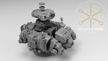 Deinotherium Tank (Tracked OR Hover- All Weapons Options Included) by Atlan Forge