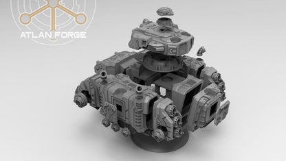 Deinotherium Tank (Tracked OR Hover- All Weapons Options Included) by Atlan Forge