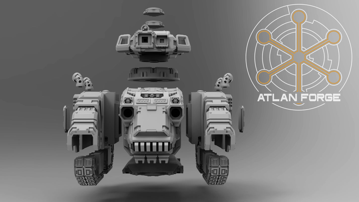 Deinotherium Tank (Tracked OR Hover- All Weapons Options Included) by Atlan Forge