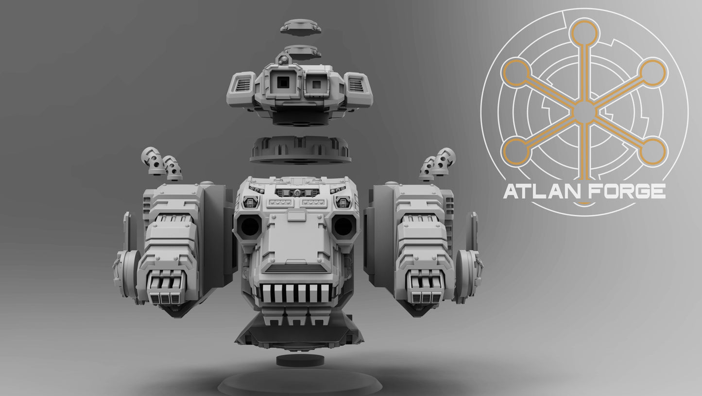 Deinotherium Tank (Tracked OR Hover- All Weapons Options Included) by Atlan Forge
