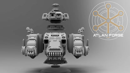 Deinotherium Tank (Tracked OR Hover- All Weapons Options Included) by Atlan Forge