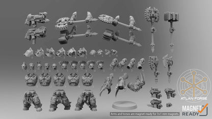 Grokk Warborn (5-Unit Set) by Atlan Forge