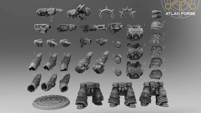 Wai Toa Warhulks (3-Unit Set) by Atlan Forge