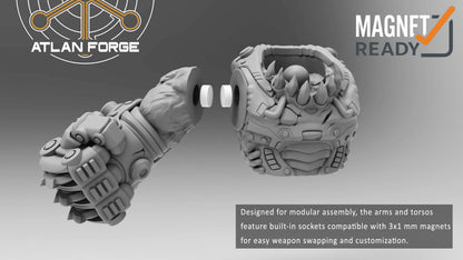 Grokk Warborn Bonebreakers (3-Unit Set) by Atlan Forge