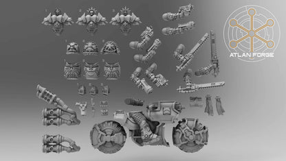 Templar Bikers (3-Unit Set) by Atlan Forge