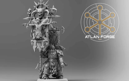 Hades War Banners and Standard Bearer by Atlan Forge