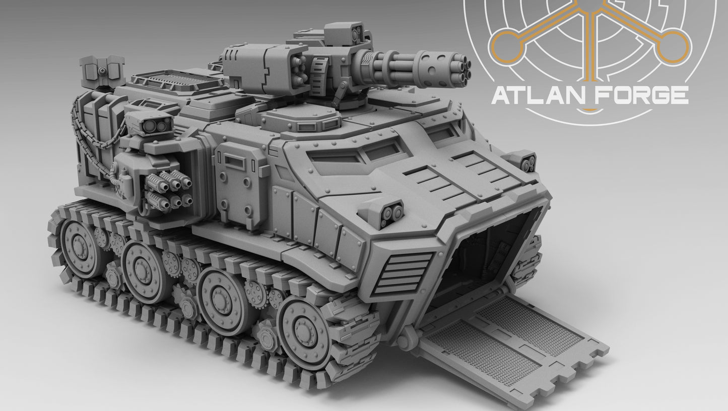 Vanguard Assault Carrier (All Weapons Included- Tracked and Wheel Options) by Atlan Forge