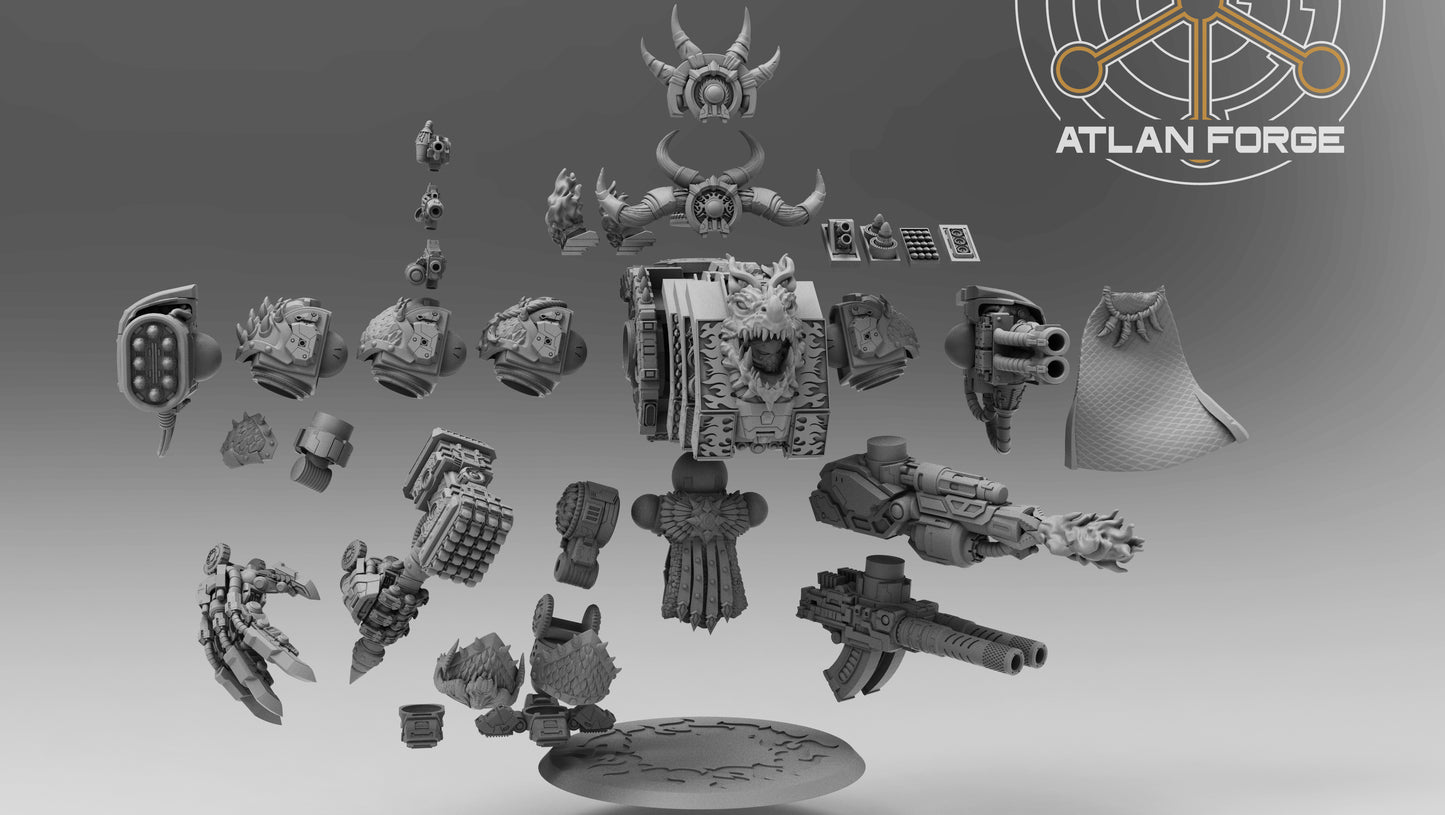 Dragon Dreadnought (3 Scaled Options) by Atlan Forge
