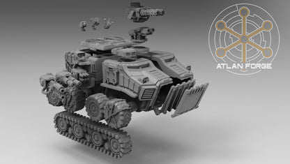 Vanguard Assault Carrier (All Weapons Included- Tracked and Wheel Options) by Atlan Forge