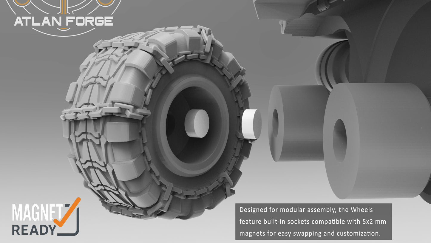 Vanguard Assault Carrier (All Weapons Included- Tracked and Wheel Options) by Atlan Forge
