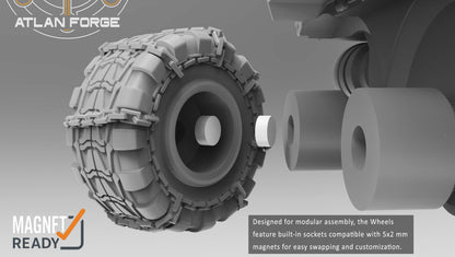 Vanguard Assault Carrier (All Weapons Included- Tracked and Wheel Options) by Atlan Forge
