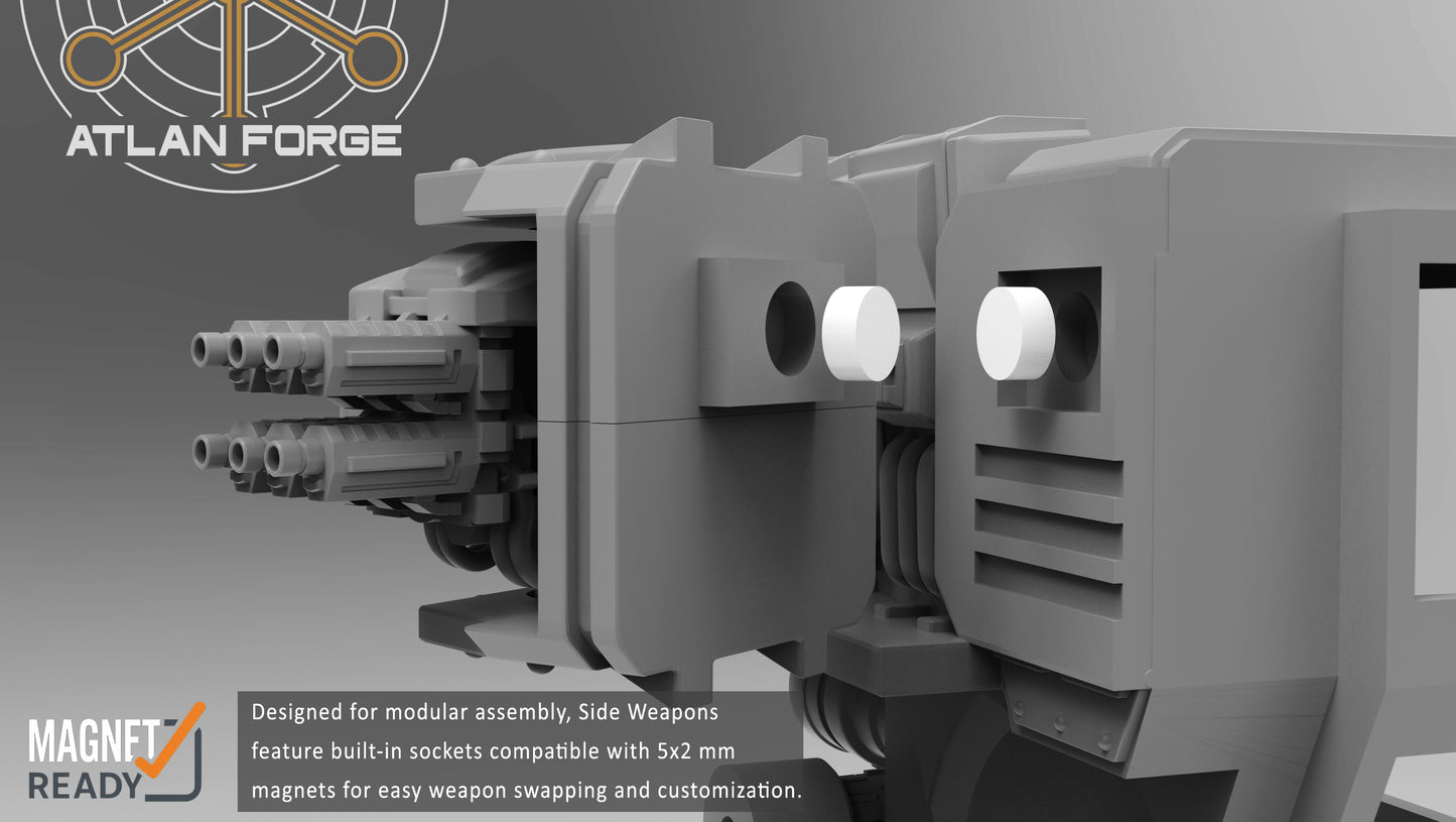 Vanguard Assault Carrier (All Weapons Included- Tracked and Wheel Options) by Atlan Forge