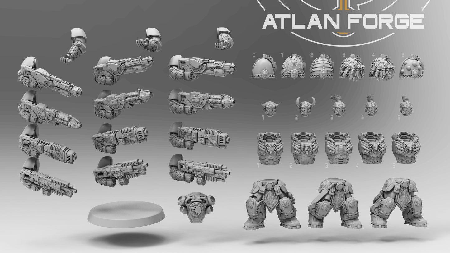 Asgardian Aegis Rangers (5-Unit Set) by Atlan Forge