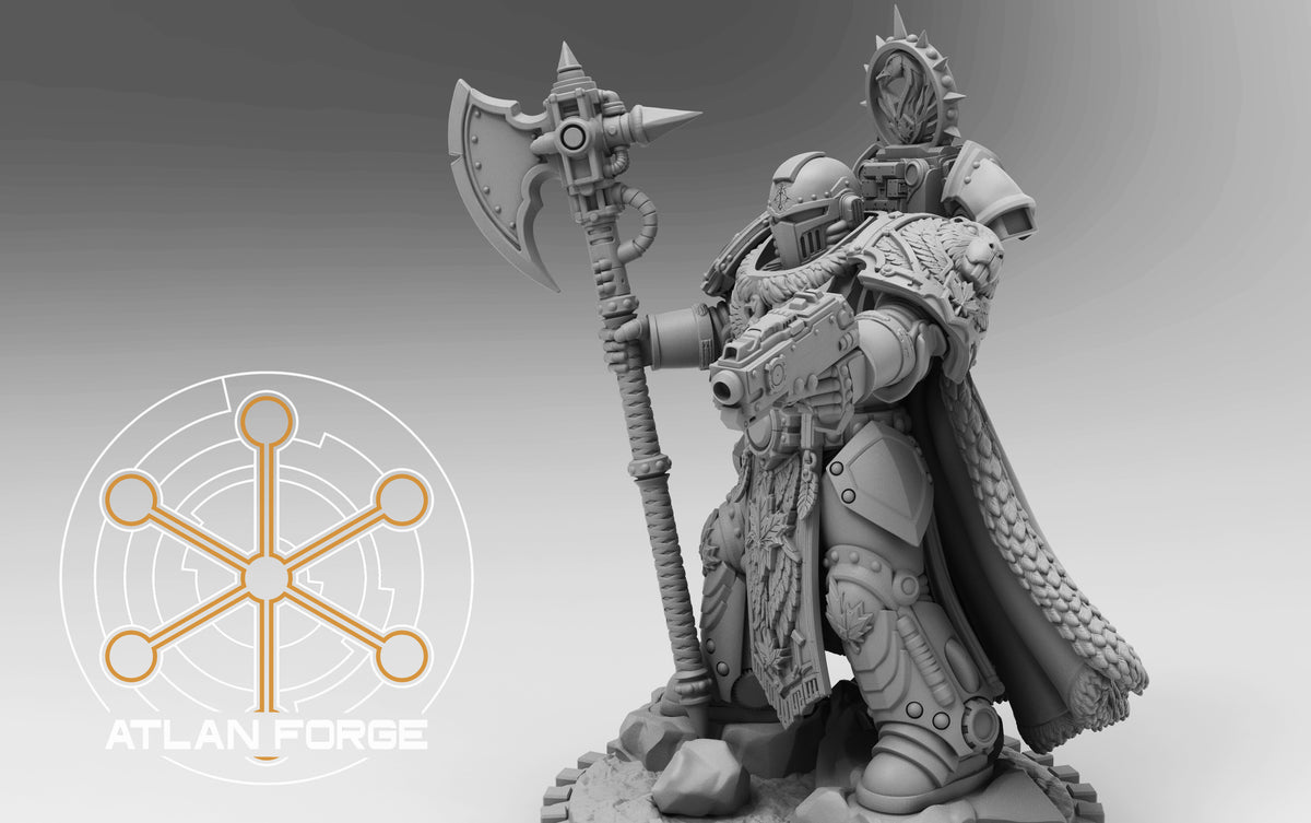 Canadian Space Knight by Atlan Forge