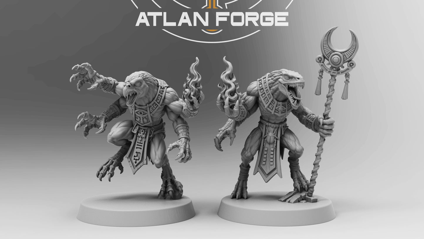 Aegyptian Terror Demons (10-Unit Set) by Atlan Forge