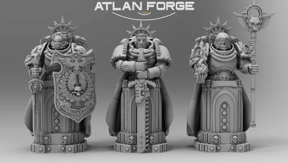 Atlan Statues (3-Unit or Single Unit) by Atlan Forge