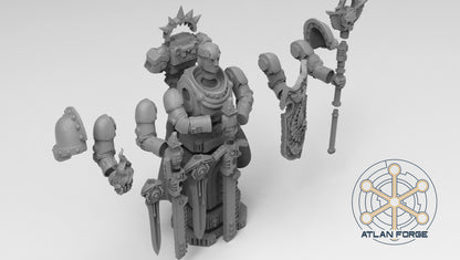 Atlan Statues (3-Unit or Single Unit) by Atlan Forge