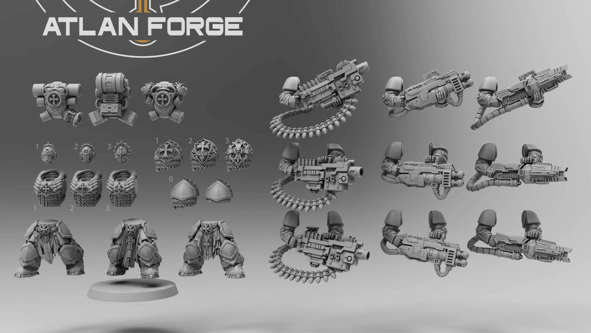 Templar Heavy Aegis (5-Unit Set) by Atlan Forge