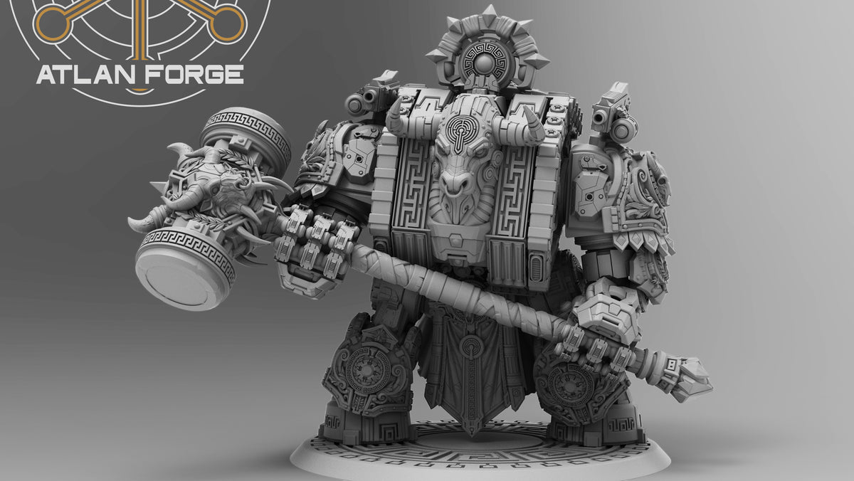 Minoan Knossian Dreadnought (3 Scaled Options) by Atlan Forge