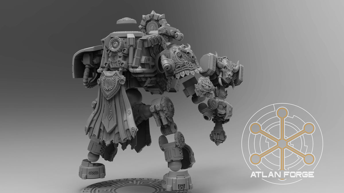 Minoan Knossian Dreadnought (3 Scaled Options) by Atlan Forge