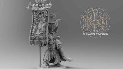 Templar War Banners and Standard Bearer by Atlan Forge