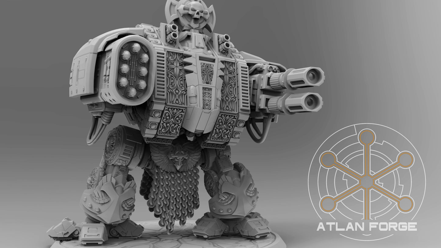 Templar Crusader Dreadnought (3 Scaled Options) by Atlan Forge