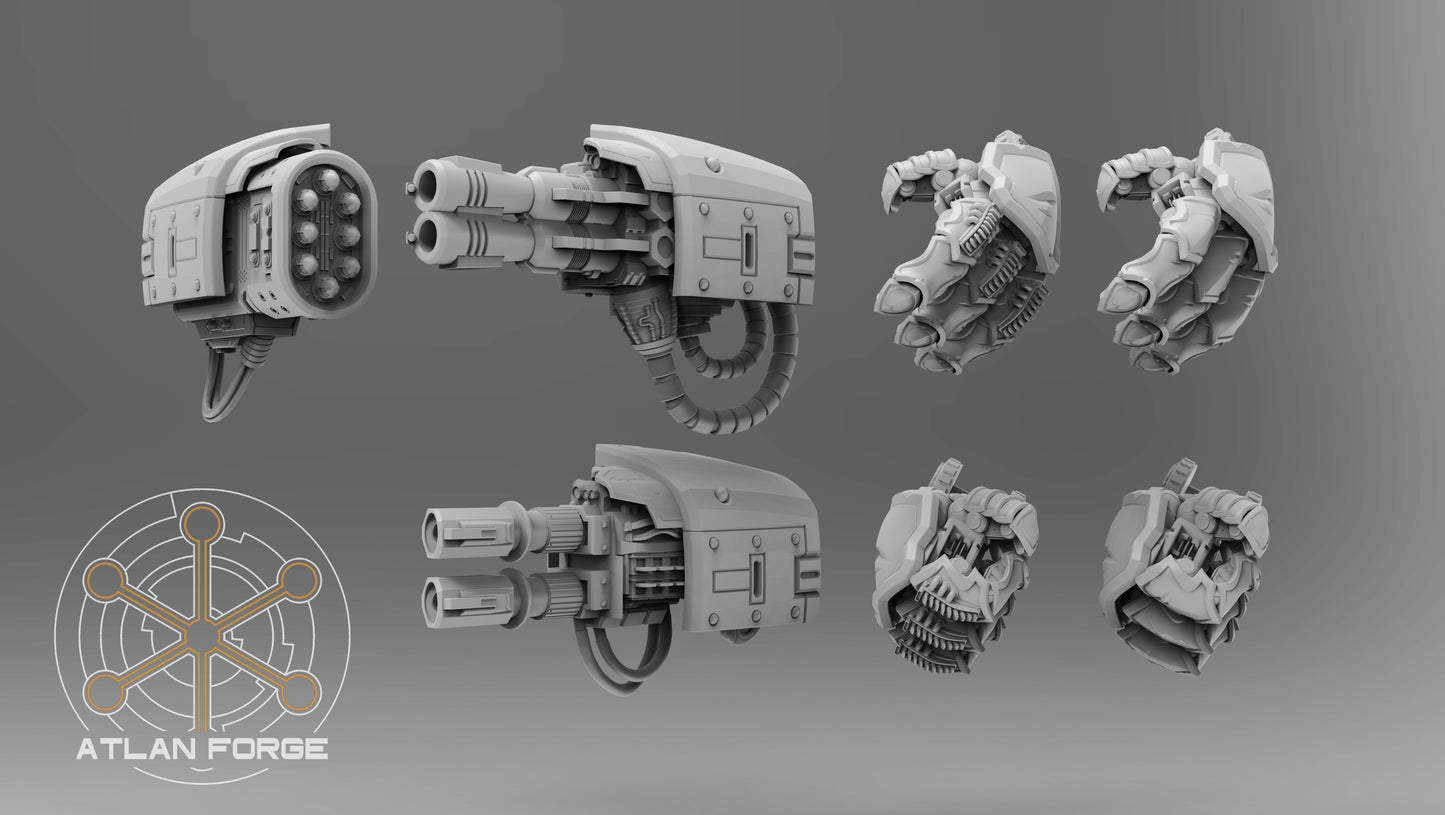 Templar Crusader Dreadnought (3 Scaled Options) by Atlan Forge