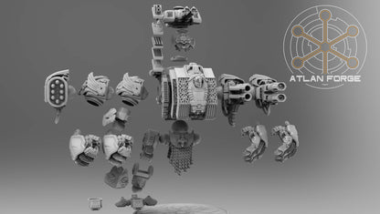 Templar Crusader Dreadnought (3 Scaled Options) by Atlan Forge