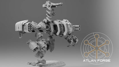 Templar Crusader Dreadnought (3 Scaled Options) by Atlan Forge