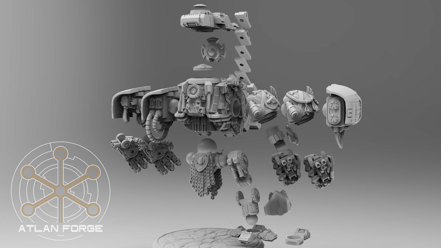 Templar Crusader Dreadnought (3 Scaled Options) by Atlan Forge